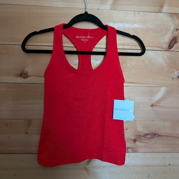 Beyond Yoga Tops - Beyond Yoga Vibrant Red Tank Top, XS, NWT Retail 70